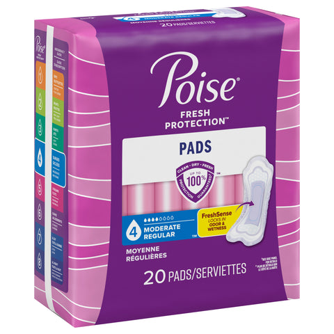 Poise Under Garments Extra Absorbent Large 20 CT