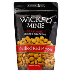 Wicked Minis Soup & Oyster Crackers Seasoned Crushed Red Pepper - 6 OZ 6 Pack