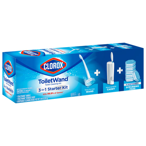 Clorox Toilet Wand With Storage Caddy 1.04 OZ