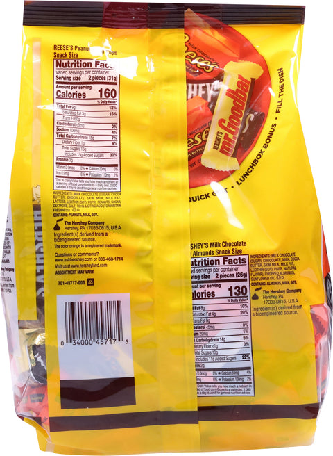 Hershey's Snack Size Candy Assortment Party Pack 29.2 oz