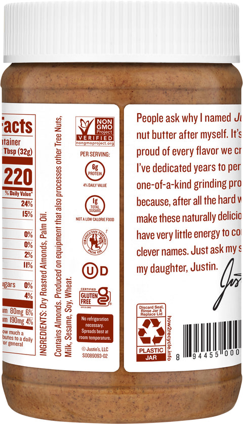 Justin's Classic Almond Butter 16 OZ