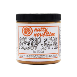 Nutty Novelties Pumpkin Spice Peanut Butter (Seasonal - Ships 8/14 - 11/1) - 8 OZ 12 Pack