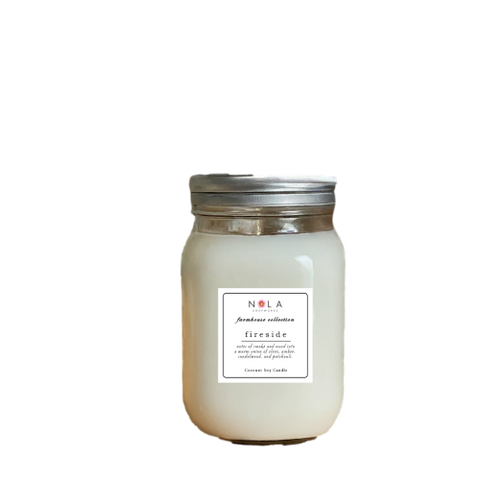Essentially Nola Fireside Farmhouse Candle - 12 OZ 4 Pack