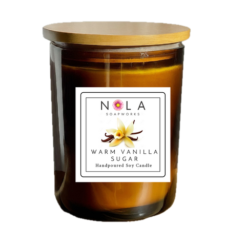Essentially Nola NOLA Soapworks Warm Vanilla Sugar Soy Candle - 16 OZ 4 Pack