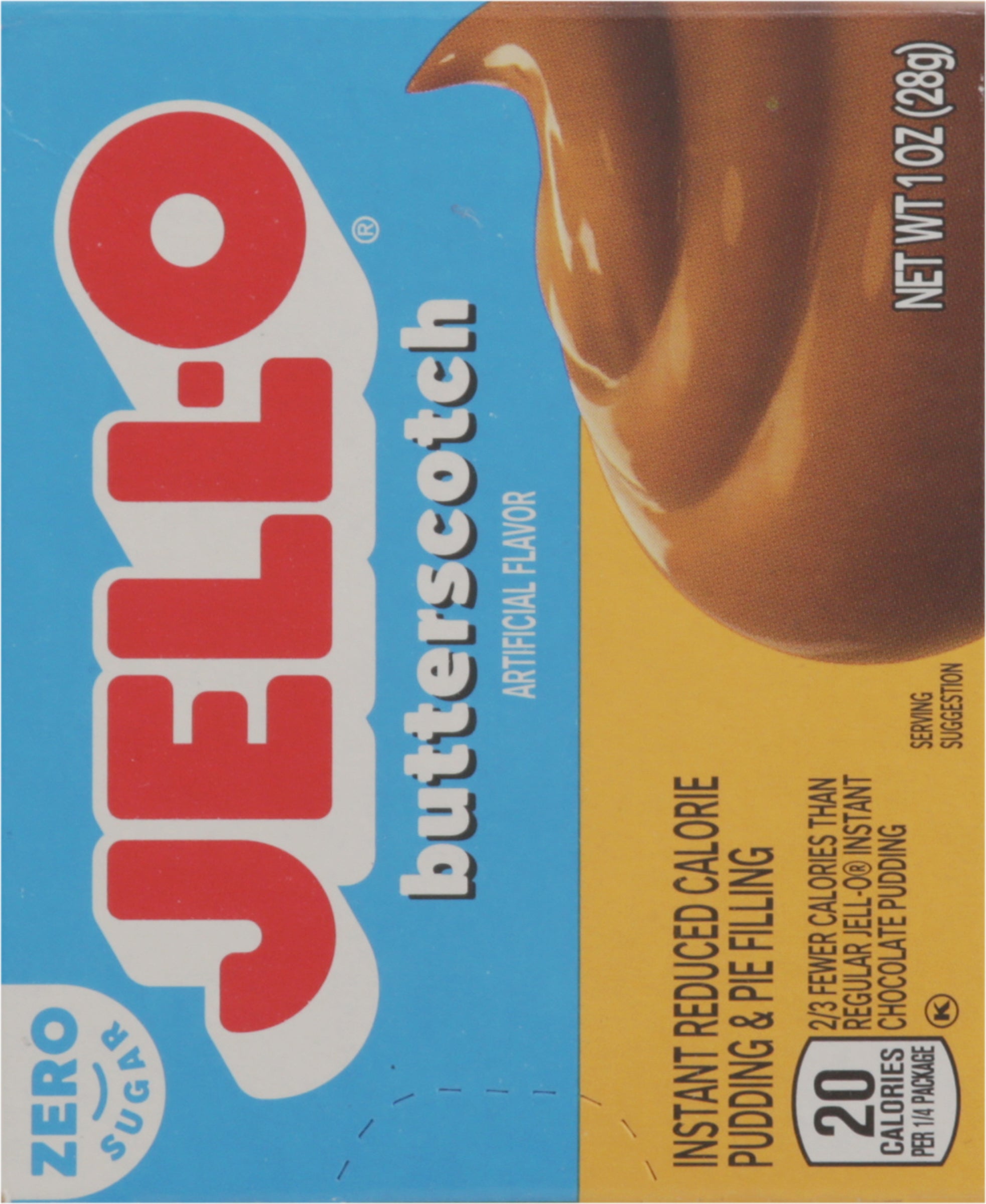 Jell-O Mix Pudding Instant Sugar Free Butterscotch - 1 OZ 24 Pack