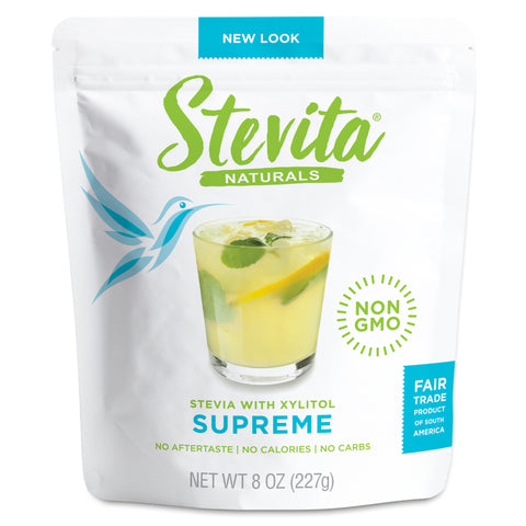 Stevita Naturals Supreme Stevia W/ Xylitol Pouch - 8 OZ 6 Pack
