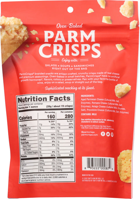 Parm Crisps Four Cheese Cheese Snack 1.75 OZ
