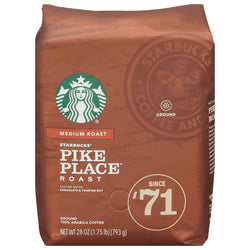 Starbucks Ground Coffee Pike Place Roast - 28 OZ 4 Pack