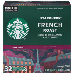 Starbucks K-Cup Pods French Roast - 13.5 OZ 4 Pack