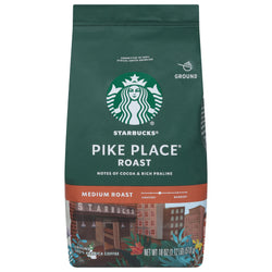 Starbucks Ground Coffeee Pike Place Roast - 18 OZ 6 Pack