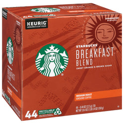 Starbucks K-Cups Medium Roast Breakfast - 19.4 OZ 4 Pack