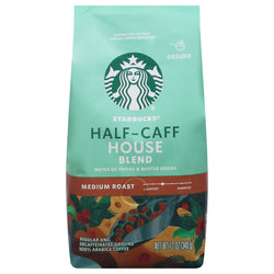 Starbucks Half-Caff House Blend Coffee K-Cup Pods - 12 OZ 6 Pack