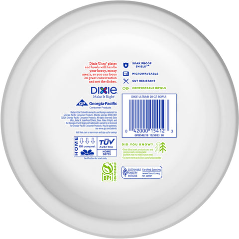 Dixie Ultra Bowls 26 CT