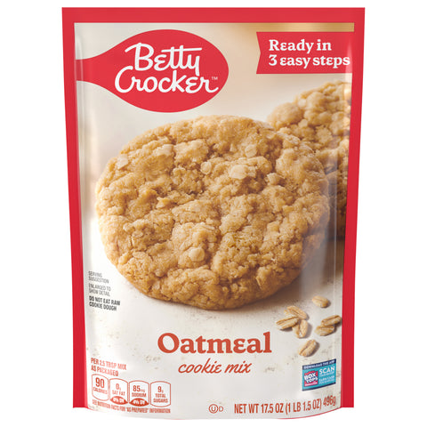 Betty Crocker Mix Cookie Oatmeal Pouch 17.5 OZ