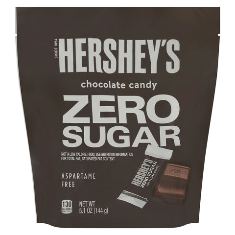 Hershey's Zero Sugar Chocolate Candy 5.1 oz - 8 Pack