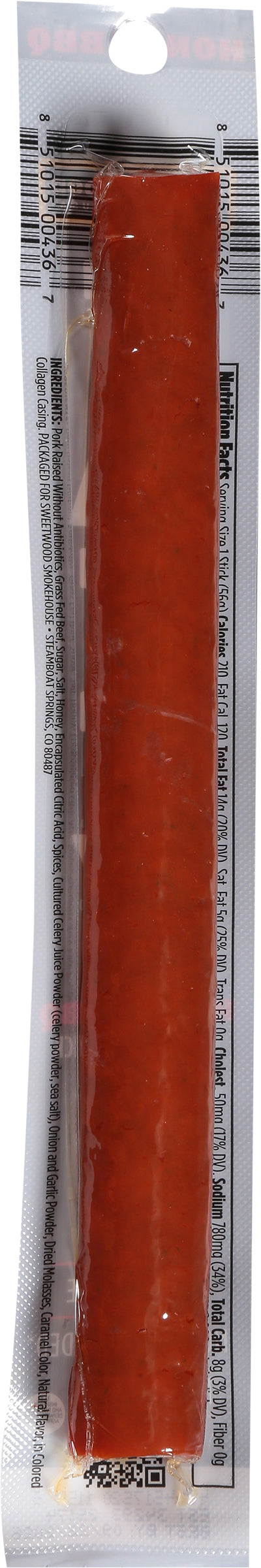 Sweetwood Smoke & Co Fatty Honey BBQ Smoked Meat Stick 2 oz