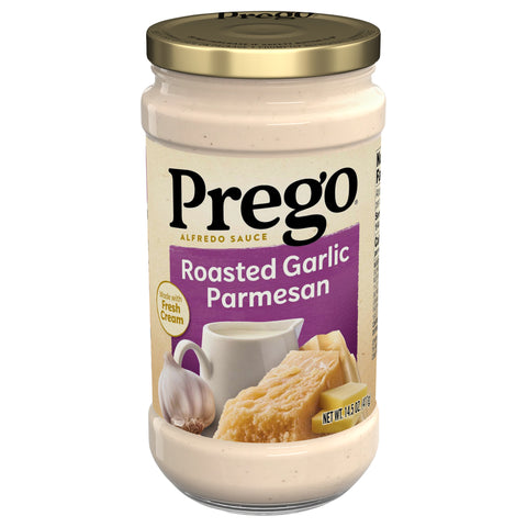 Prego Roasted Garlic Parmesean Alfredo Sauce 14.5 oz - 12 Pack