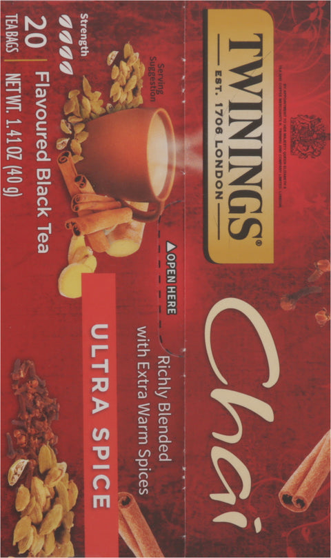 Twinings Tea Chai Ultra Spice 20 CT