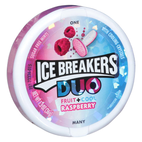 Ice Breakers Duo Fruit & Cool Raspberry Mints 1.3 OZ