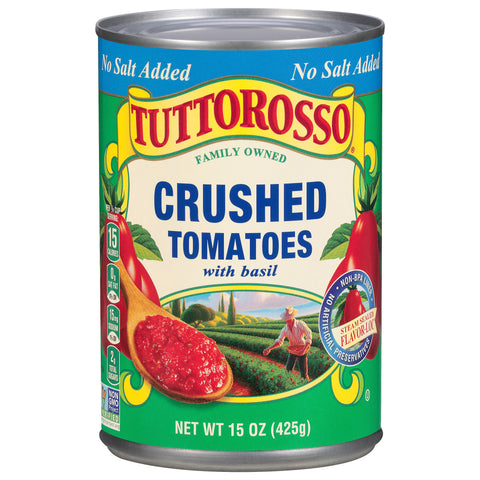 Tuttorosso Crushed Tomatoes with Basil 15 oz - 12 Pack