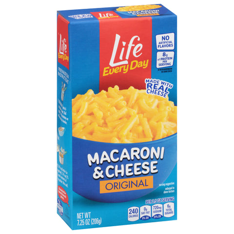 Life Every Day Original Macaroni & Cheese 7.25 oz - 24 Pack