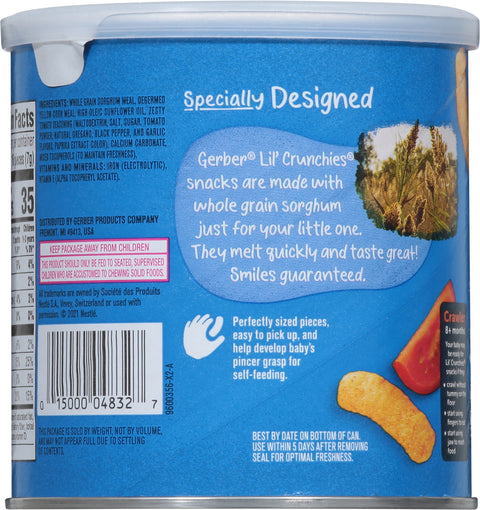Gerber Graduates Lil Crunchies Garden Tomato 1.48 OZ