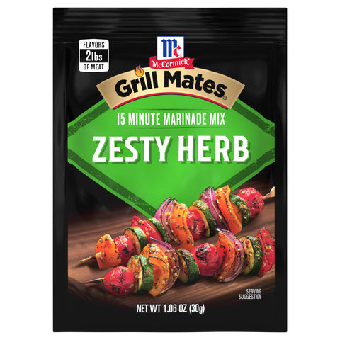 McCormick Grill Mates Seasoning Zesty Herb 1.06 OZ