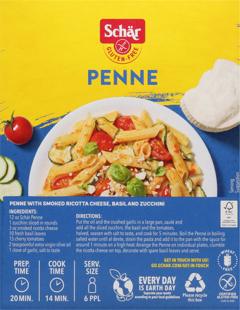 Schar Gluten-Free Penne 12 oz