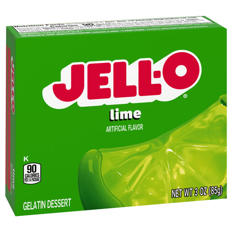 Jell-O Mix Gelatin Lime 3 OZ