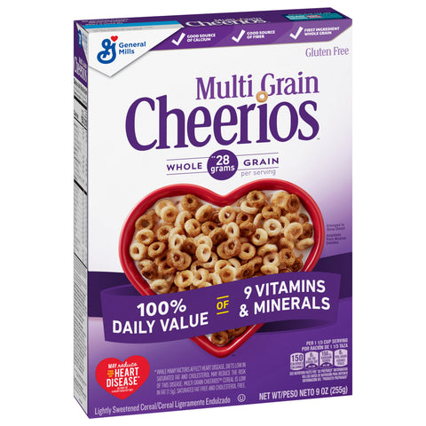 General Mills Gluten Free Cheerios Multigrain 9 OZ