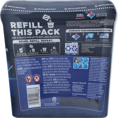Finish Powerball Quantum Automatic Dishwasher Detergent 48 ea