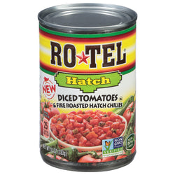 Rotel Diced Tomato & Hatch Chilies - 10 OZ 12 Pack