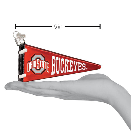 Ohio State Pennant Ornament
