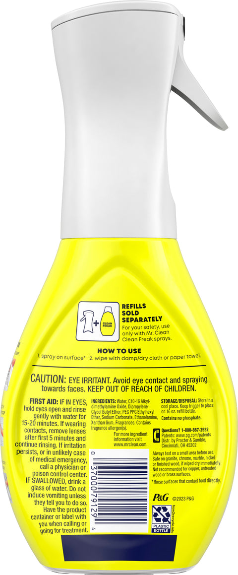 Mr. Clean Clean Freak Lemon Zest Mist 16 FZ