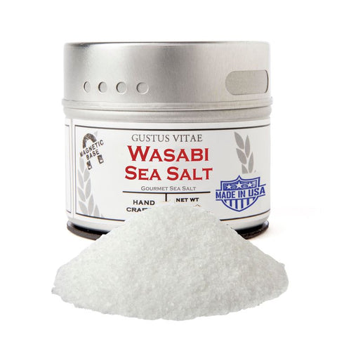 Gustus Vitae Wasabi Sea Salt - 3 OZ 8 Pack