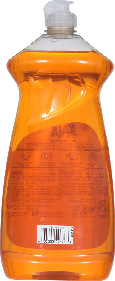 Ajax Ultra Dish Orange Liquid Dish Soap 28 FZ