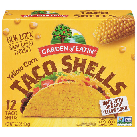 Garden Of Eatin' Yellow Corn Taco Shells 5.5 OZ