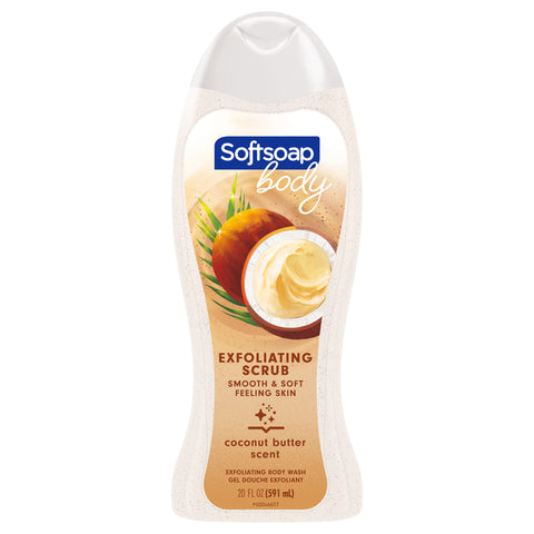 Softsoap Coconut Butter Scrub Body Wash 20 FZ