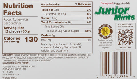 Junior Mints Theater Box 3.5 OZ
