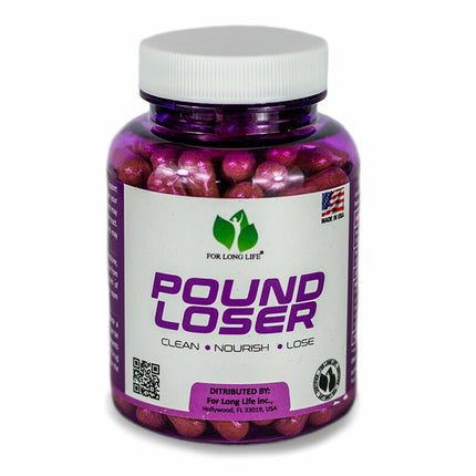 FOR LONG LIFE. Poundloser - Health Supplement for Weight Loss Support - 120 CT 6 Pack
