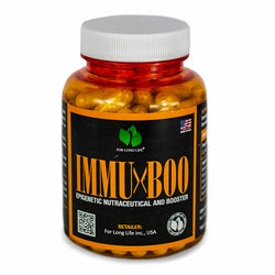 FOR LONG LIFE. Immu Boo - Immune System Booster Supplement - Vegan - 30 CT 6 Pack