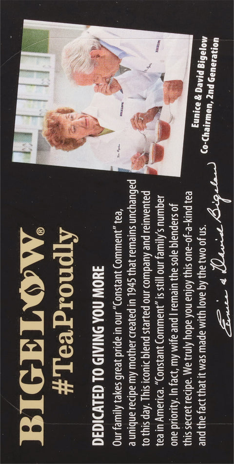 Bigelow Decaffeinated Constant Comment Black Tea 20 CT