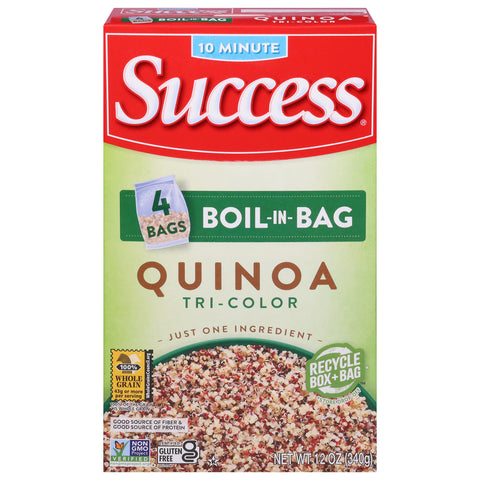 Success Quinoa Tri-Color Boil In Bag 12 OZ