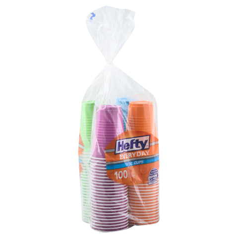 Hefty Cups 100 ea - 4 Pack