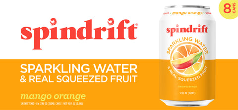 Spindrift Orange Mango Sparkling Water 96 FZ