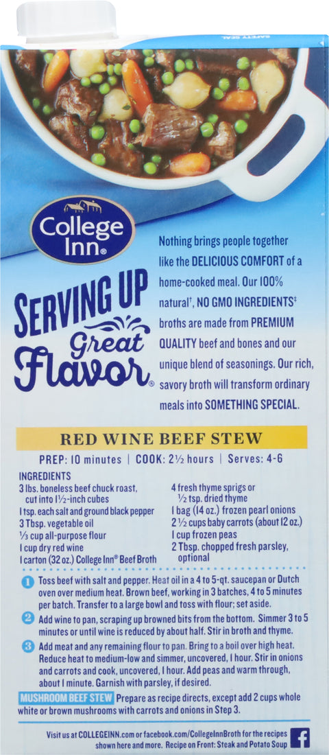 College Inn Broth Beef 32 OZ