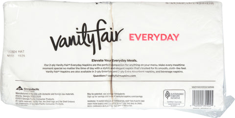 Vanity Fair 2-Ply Everyday Napkins 200 Each