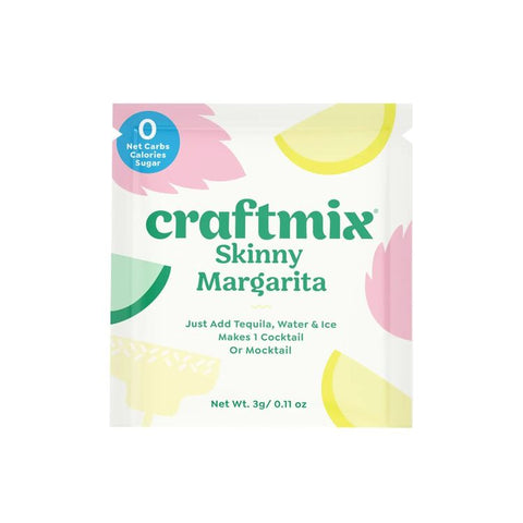 Craftmix Craftmix Skinny Margarita Single Serving/Caddy Refill - 0.24 OZ 24 Pack