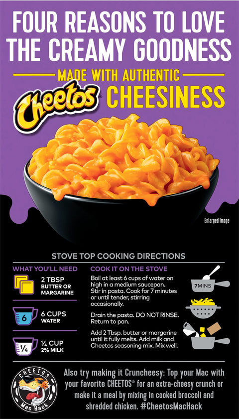 Cheetos Four Cheesy Mac 'N Cheese 5.9 OZ