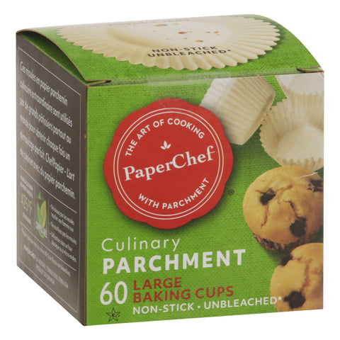 Paperchef Parchment Large Baking Cups 60 CT